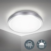 B.K.Licht - LED Plafondlamp - kantoor lamp - ronde plafonniére - Ø29cm - 4.000K - 1.500Lm - 15W