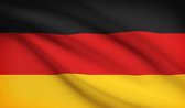Vlag van Duitsland - Duitse vlag 150x100 cm incl. ophangsysteem