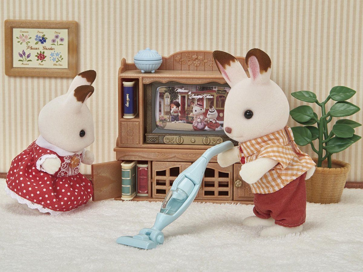 Sylvanian Families 5445 wasmachine & stofzuiger-poppenhuisinrichting — afbeelding 6
