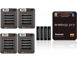 AAA Panasonic eneloop PRO Sliding Box oplaadbare batterij - 20 Stuks (5 Blisters a 4St)