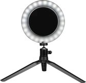 Mini make-up ring lamp zwart LED