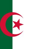 Vlag van Algerije - Algerijnse vlag 150x100 cm incl. ophangsysteem