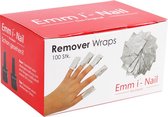 Remover Wraps, 100 stuks, gellak, shellac