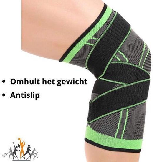 3D professionele kniebrace - Kniebrace sport - Knieband - Compressieband - Kniebrace volwassenen - maat XL