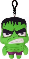 The Hulk pluche sleutelhanger – superheld marvel - the incredible hulk - 12 cm groot