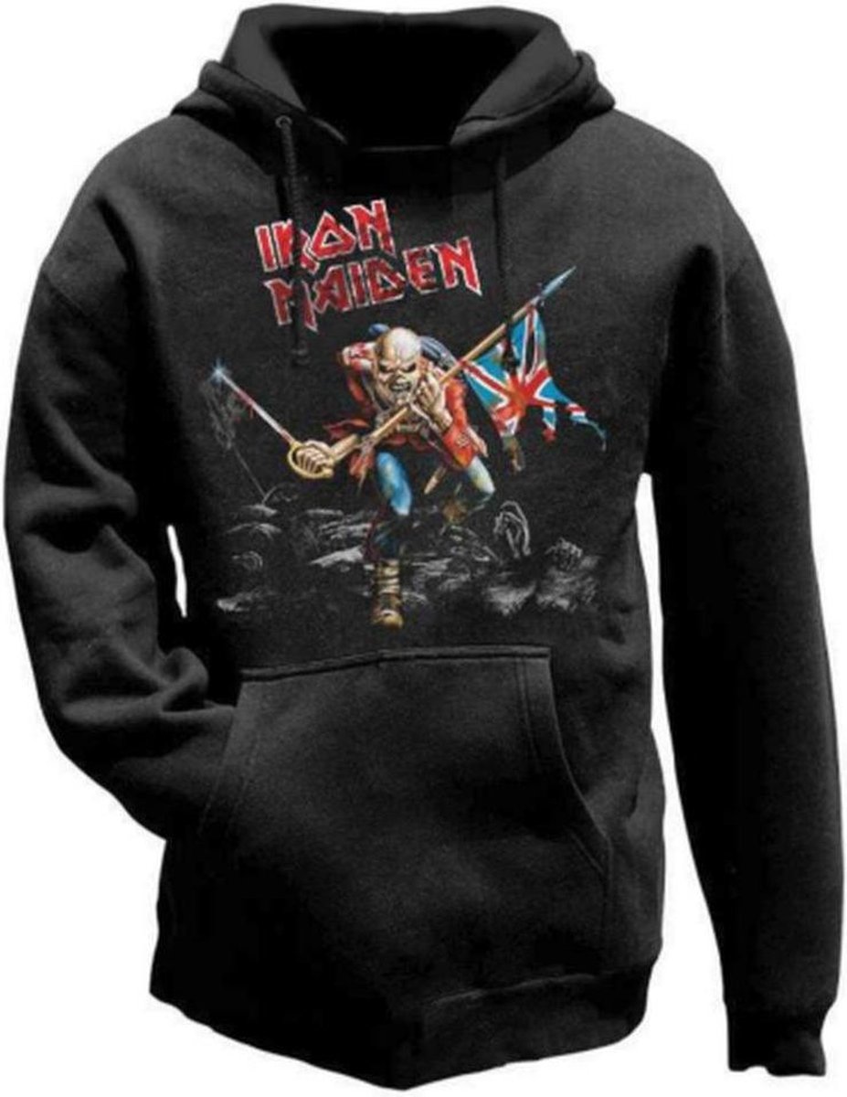 Iron Maiden The Trooper Hoodie trui XL Zwart bol