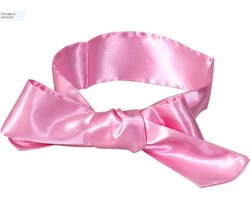 Mermaid Mysteries - BDSM Blinddoek / Zacht als Zijde Bondage Masker - Licht Roze