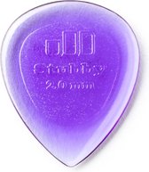 Dunlop Stubby Pick 6-Pack 2.00 mm plectrum