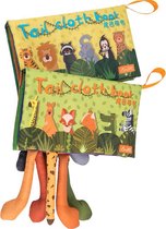 Tumama® Knisperboekje Eerste Jaar “Groen & Geel“ Set 2 Stuks Voelboekje Dieren Staarten Voelboekje Baby Boekje - Educatief Speelgoed  – Cadeau