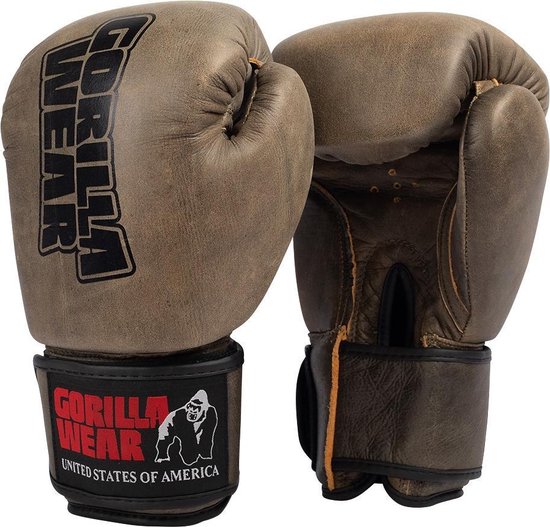 Gorilla Wear Yeso Bokshandschoenen - Boxing Gloves - Boksen - Bruin - 12 oz