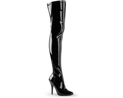 EU 38 = US 8 | SEDUCE-3000 | 5 Plain Stretch Thigh Boot