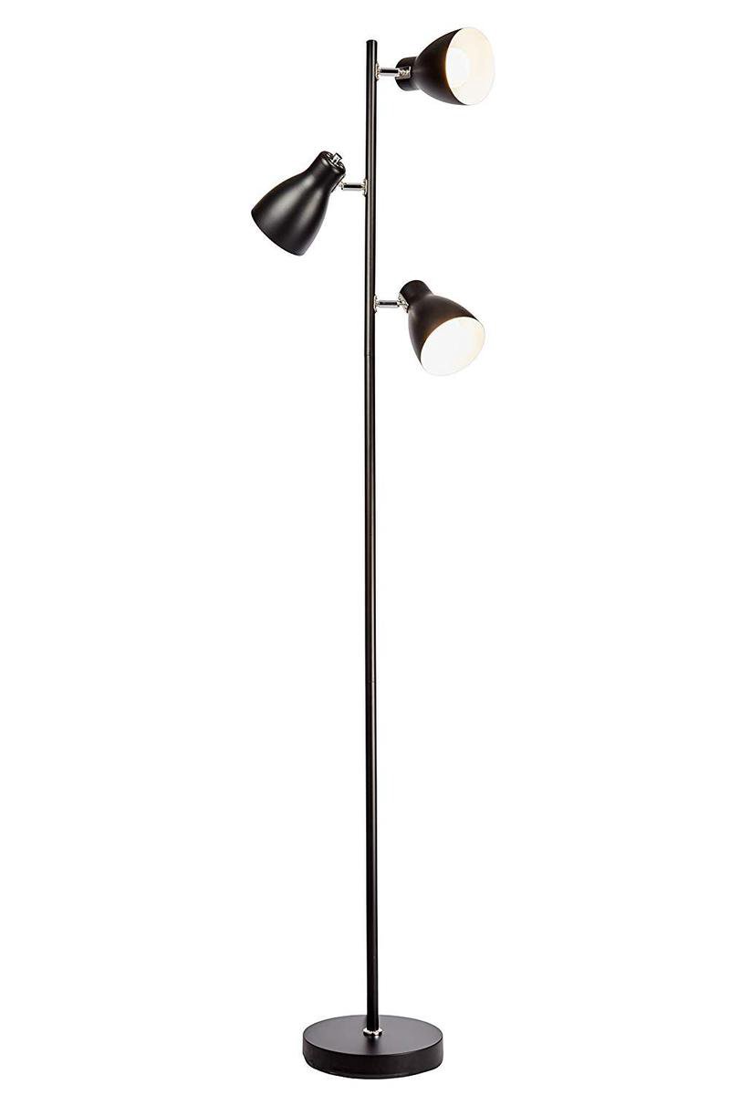 B.K.Licht - Industriële Vloerlamp - voor binnen - voor woonkamer - zwarte staande  lamp... | bol.com