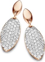 Velini jewels -EA6454R-2 -Oorbellen -925 Zilver rosé -Cubic Zirkonia-3cm