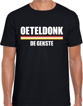 Carnaval t-shirt Oeteldonk de gekste voor heren - zwart - s-Hertogenbosch - carnavalsshirt / verkleedkleding XL