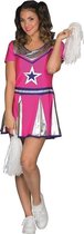 Rubie's Verkleedkostuum Cheerleader Dames Roze Maat 38