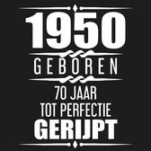 1954 Geboren 70 Jaar Tot Perfectie Gerijpt