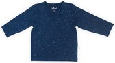 Jollein Speckled T-Shirt lange mouw - Blue - maat 50/56