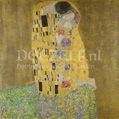 Diamond Painting De kus van Gustav Klimt 60x60cm. (Volledige bedekking - Vierkante steentjes) diamondpainting inclusief tools