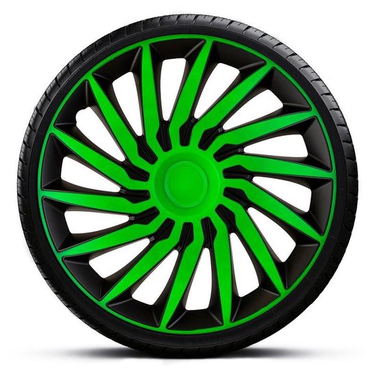 4-Delige Wieldoppenset Washington 15-inch zilver - Webshop