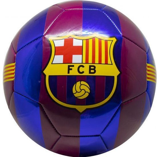 FC Barcelona Bal groot blauw/rood stripes | bol.com