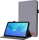 Case2go - Tablet hoes geschikt voor Huawei M5 Lite 8.0 - Book Case met Soft TPU houder - Grijs