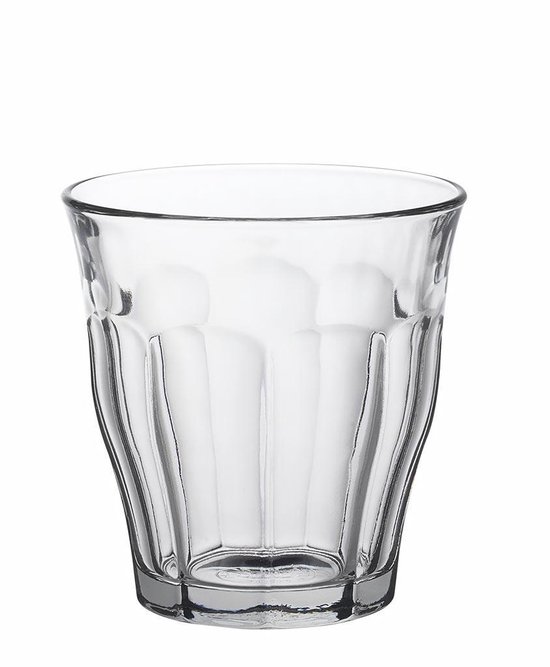 Verkeersopstopping Smash Mobiliseren Duralex Picardie Waterglas klein - 160 ml - Gehard glas - 6 stuks | bol.com