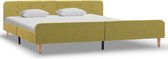 Bedframe Groen (Incl LW Anti kras Vilt) 180x200 cm - Bed frame met lattenbodem - Tweepersoonsbed Eenpersoonsbed