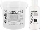 [Combo] Showtime Ultralight Blondeerpoeder (500gram) + Showtime Oxidant Creme Peroxide 6% - (1000ml)