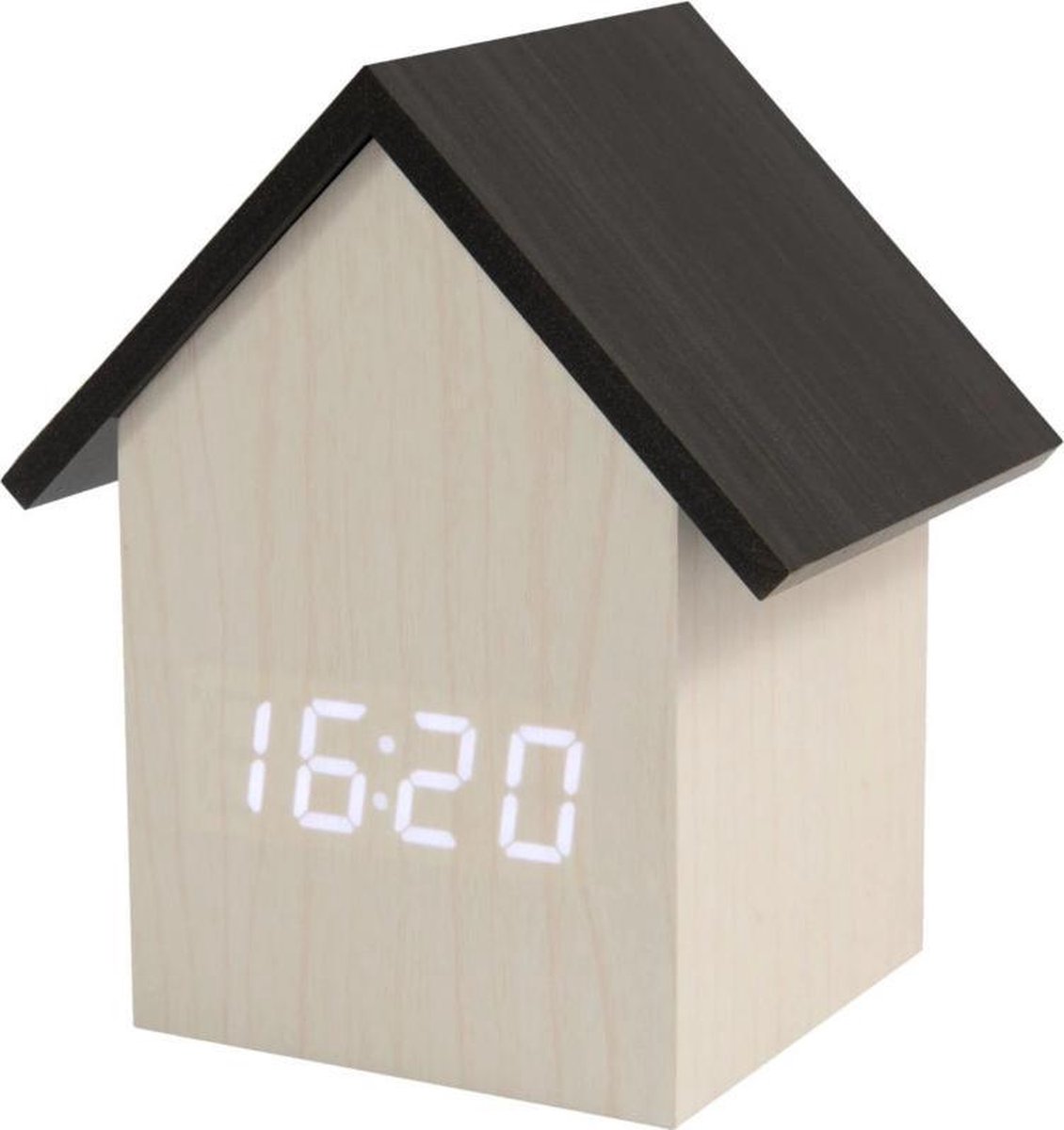 Fisura - Wekker - Alarmklok White Clock House