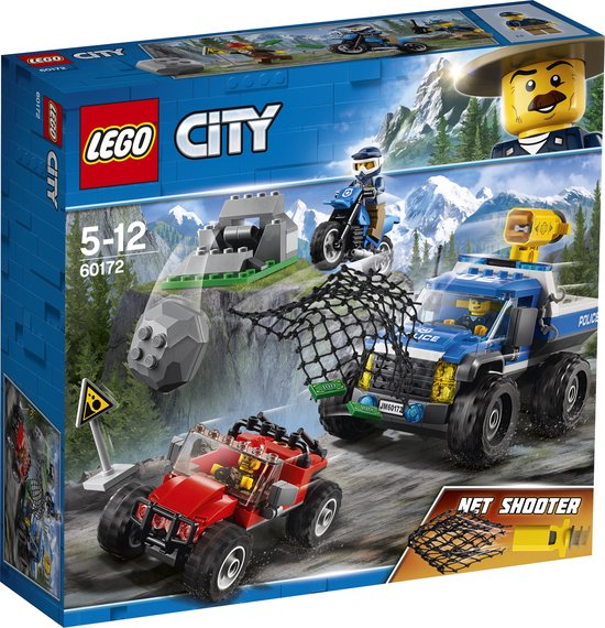 LEGO 60138 City - La course-poursuite en hélicoptère - La Poste