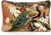 Sierkussen | Imbarro |40 x 60cm |Kussen |Velvet | Fluweel | Velours | Woonkussen | Peacock