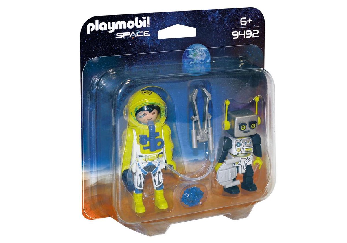 PLAYMOBIL DuoPack Astronaut en robot 