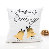 cadeau tip - Kerst kussenhoes - kerst kussen - Season Greeting bell