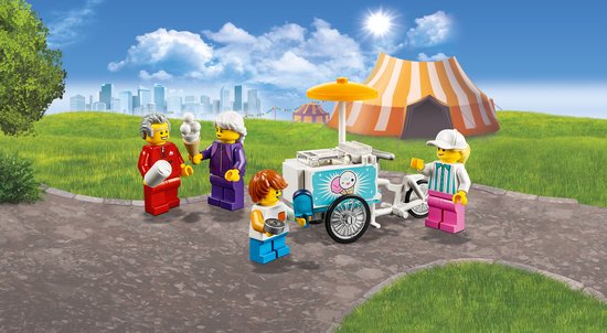 LEGO City Ensemble de figurines - La fête foraine 60234 – Kit de construction (183 pièces)