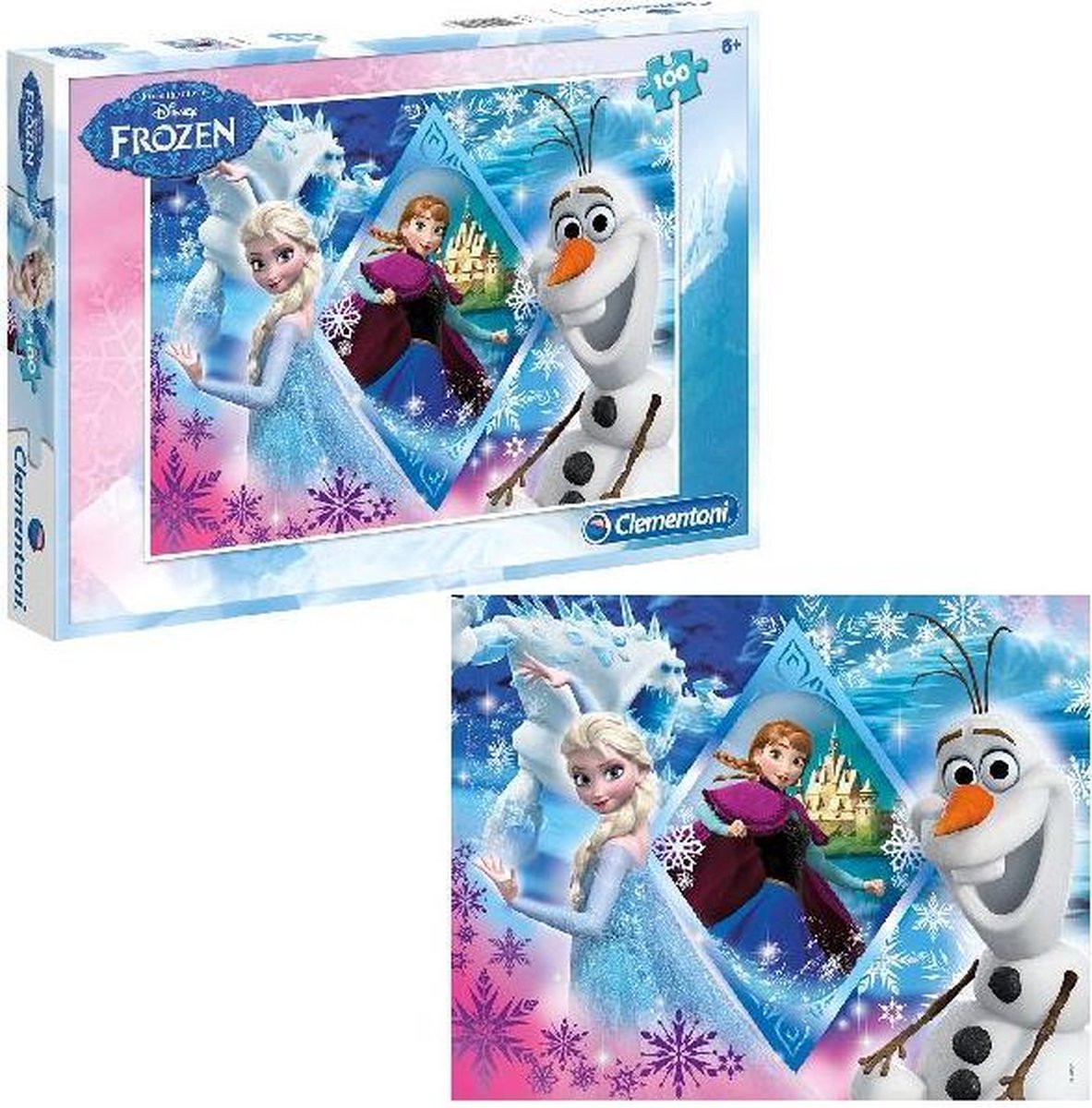 Clementoni - Disney Frozen - Kinderpuzzel - 100 Stukjes - Vanaf 6 jaar