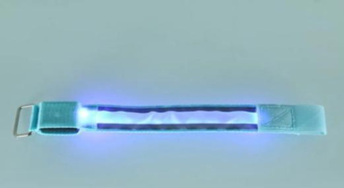 Blauwe Universele Hardloop LED Lampjes - Sport Verlichting - Reflecterende Hardloop/Fiets Verlichting - Arm/Pols/Enkel Lampjes