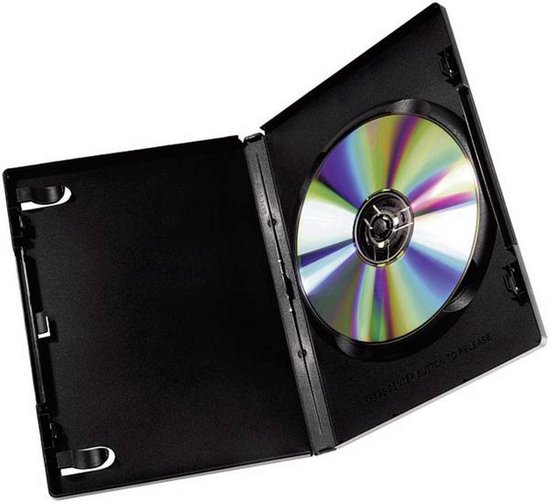 DVD-hoes voor CD/DVD/Blu-Ray - Kunststof - Zwart - 30 stuks | bol.com