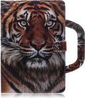 Luxe Bescherm-Etui Map voor Samsung Galaxy Tab A 10.1 2019 - Tijger