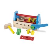 Melissa & Doug Draagbare gereedschapskist | Houten bouwspeelgoed voor kinderen | 24-delig | Ontwikkelingsspeelgoed | Geweldig Cadeau voor meisjes en jongens | Van 3 jaar