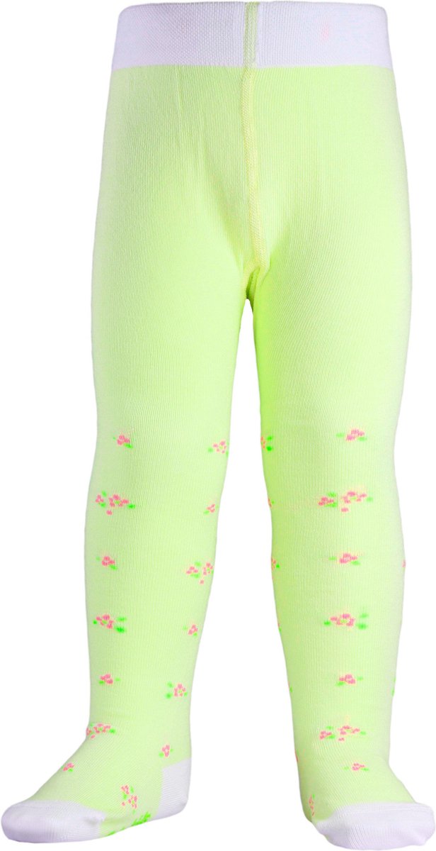 Baby maillot gekleurde bloempjes en dierenprint achteraan, 62-74 (0-12 mand), lichtgroen.