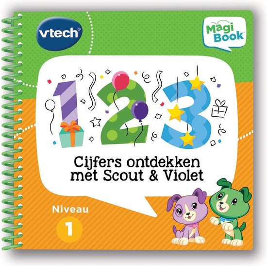 VTech MagiBook Activiteitenboek Cijfers Ontdekken met Scout & Violet - Educatief Babyspeelgoed - VTech