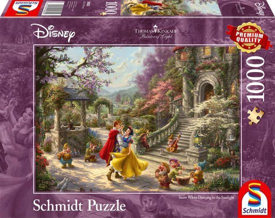 Disney Princess - Sneeuwwitje: Dansen met de prins - 1000 stukjes Puzzel