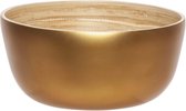 Ronde Bowl Bamboe – Serveer Kom – Goud – Ø20 x H10 cm