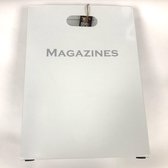 Tijdschriftenhouder Magazines | Metaal | Wit
