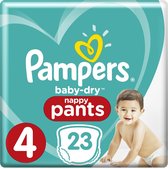 Pampers Baby-Dry Pants - Maat 4 (Maxi) 9-15 kg - 23 Stuks - Luierbroekjes