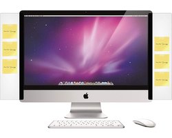 Scherm post-it houder - SET 2 stuks