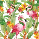 Ambiente servetten - 33x33cm - 20 stuks - Flamingo's