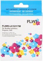 FLWR - Inktcartridge / LC-3217M / Magenta - Geschikt voor Brother