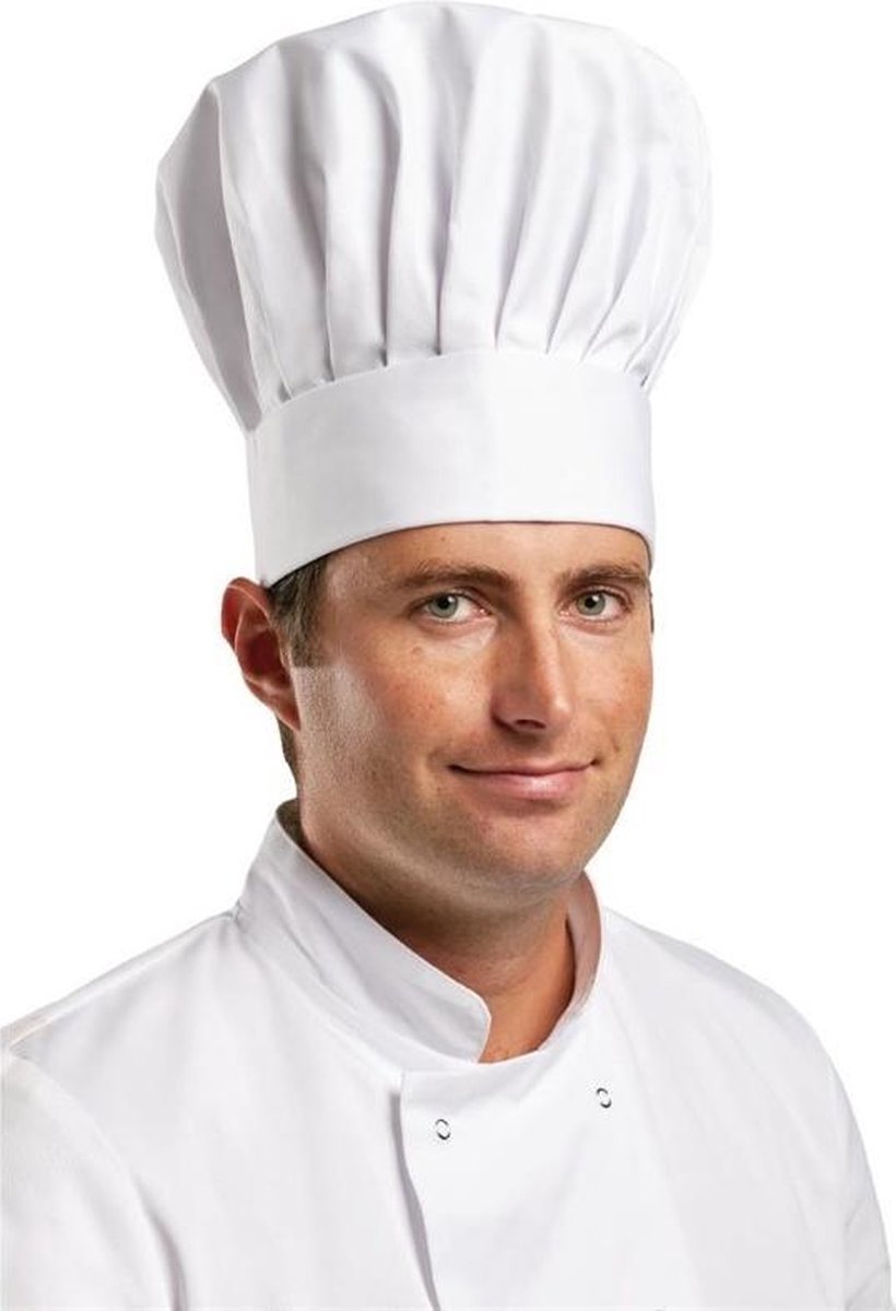 Whites koksmuts wit