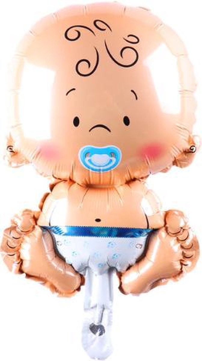 Folie helium ballon Baby jongen blauw 68cm | bol.com